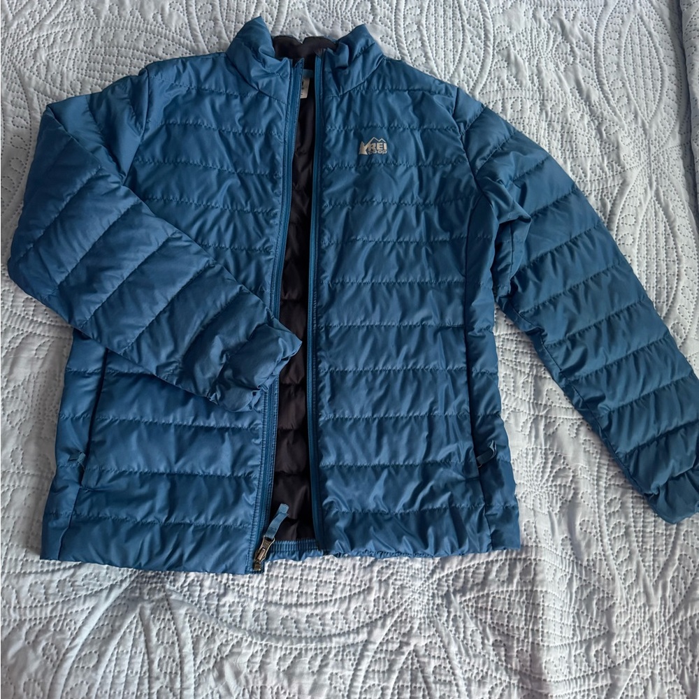 REI Blue Puffer Jacket